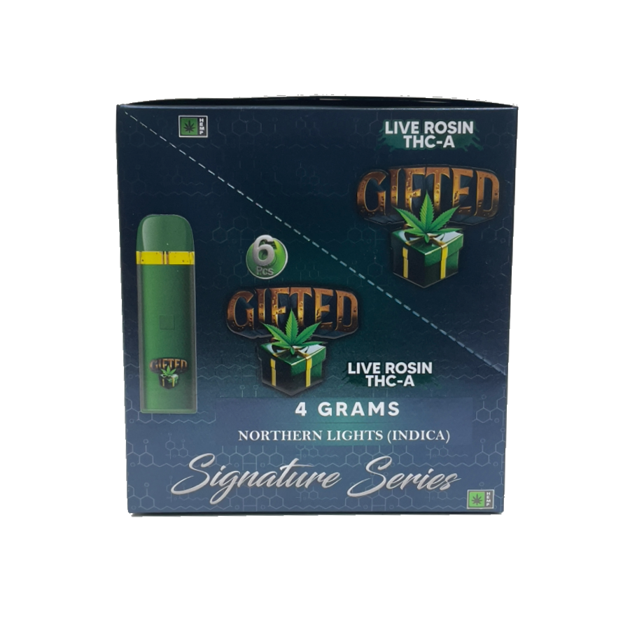Gifted - Disposable 4g THC-A Concentrate 6pk - Northern Lights (Indica)