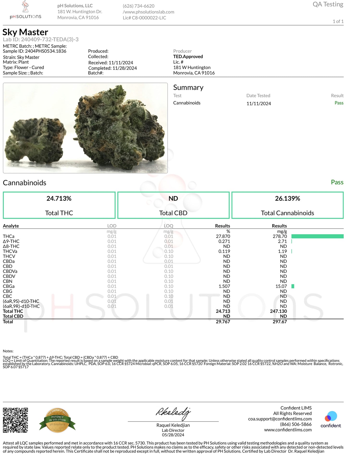 Gifted - THC-A Pre-Rolls 50ct - Sky Master (Sativa)