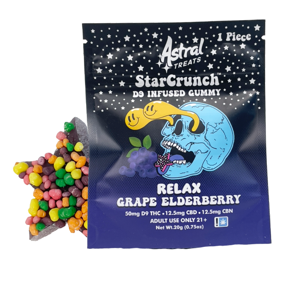 STARCRUNCH RELAX GUMMY - GRAPE ELDERBERRY