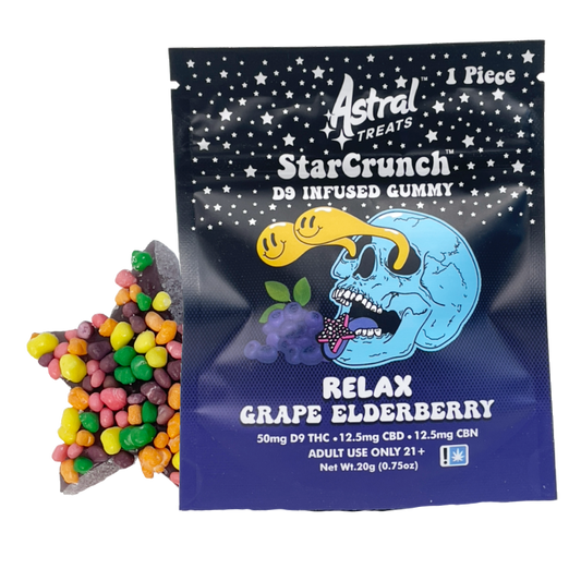 STARCRUNCH RELAX GUMMY - GRAPE ELDERBERRY