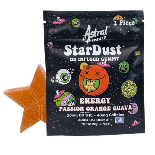 STARDUST ENERGY GUMMY - PASSIONFRUIT ORANGE GUAVA