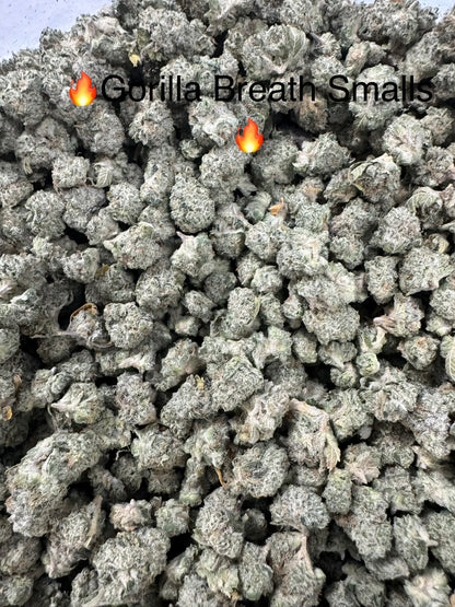 Gorilla Breath Smalls Exotic Hemp Flower by the QP