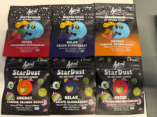 Gummy variety pack Six Flavors four of each 24 total