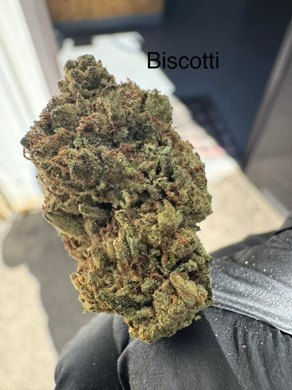 Biscotti Exotic Hemp Flower by the QP