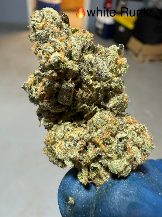 White Runtz Amazing Exotic Hemp flower By the QP