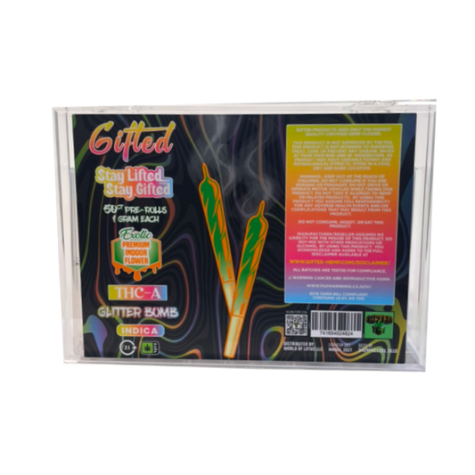 Gifted - THC-A Pre-Rolls 50ct - Glitter Bomb (Indica)