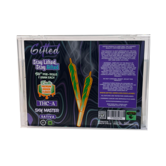 Gifted - THC-A Pre-Rolls 50ct - Sky Master (Sativa)