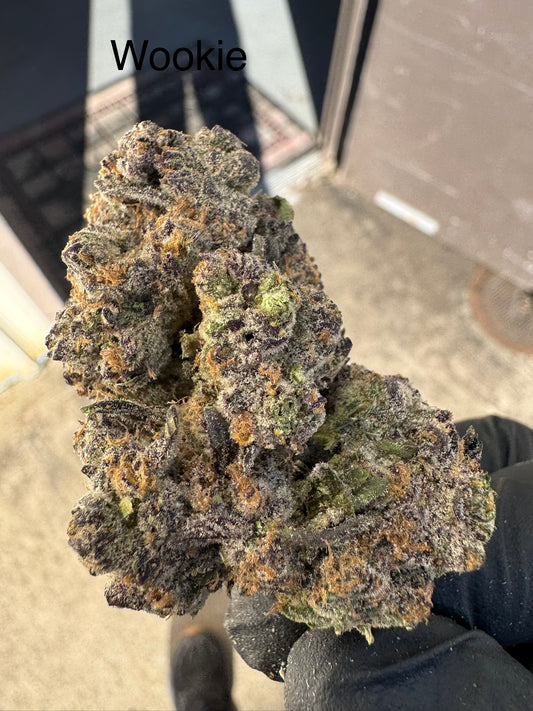 Purple Wookie Exotic Hemp Flower by the QP